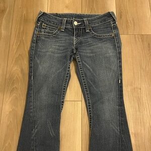 True religion Joey twisted flare crop size 26